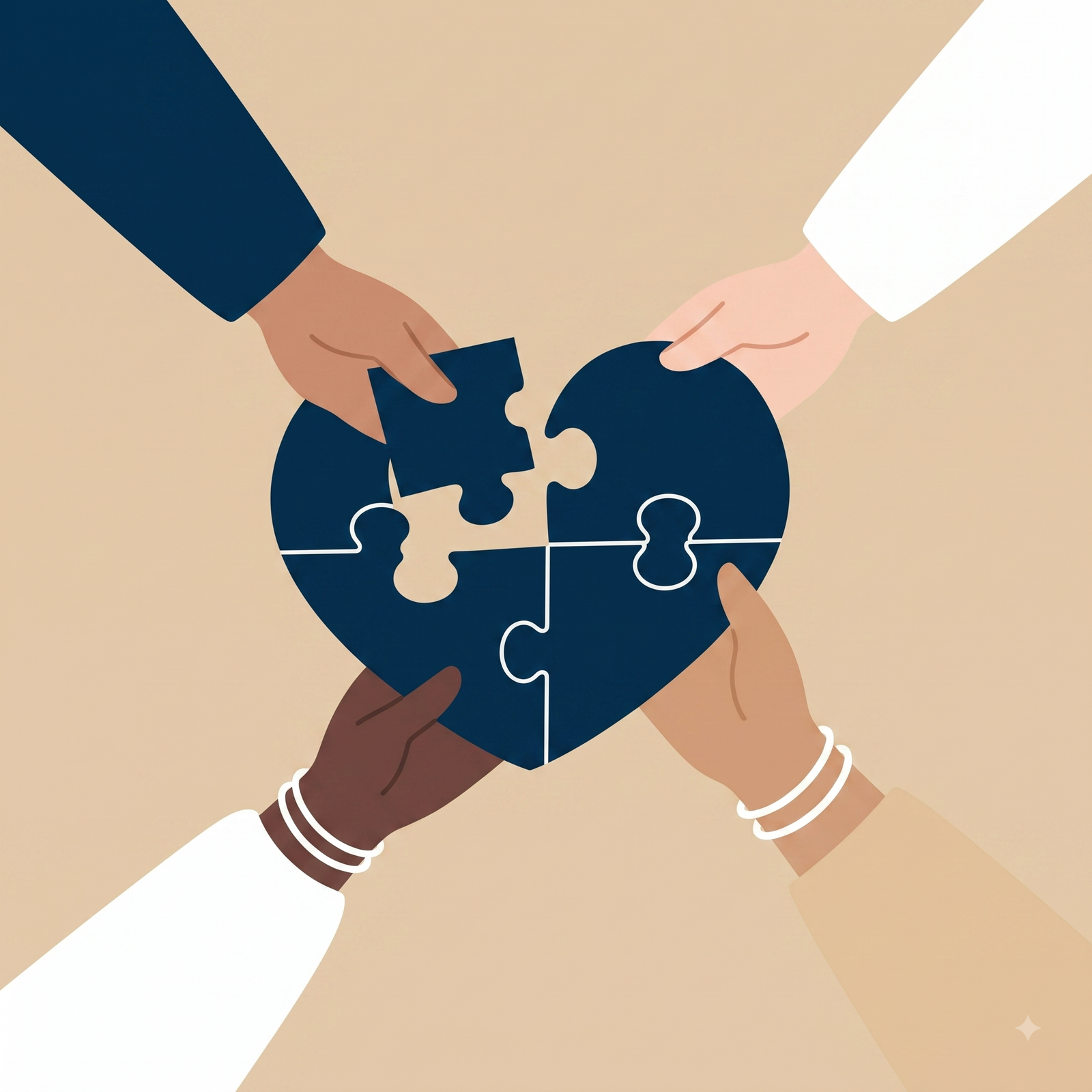 Illustration representing theories of personality in counselling